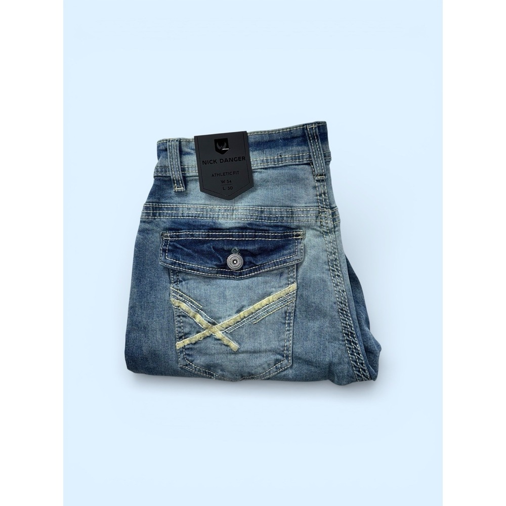 Nick Danger Athletic Fit Supreme Flex Jeans Mens 34x30 NWT